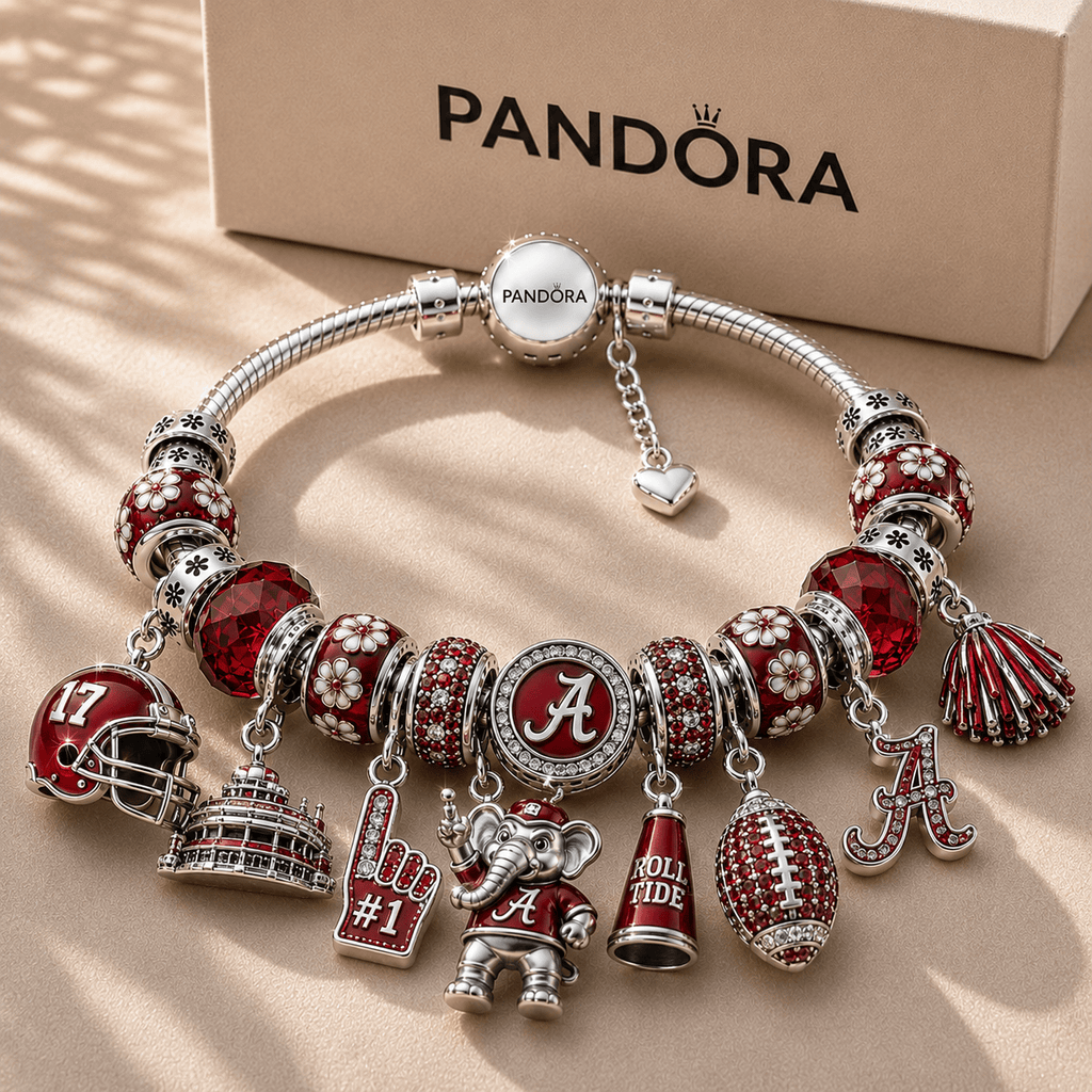 ACT Silver Charm Bracelet Set NTTB