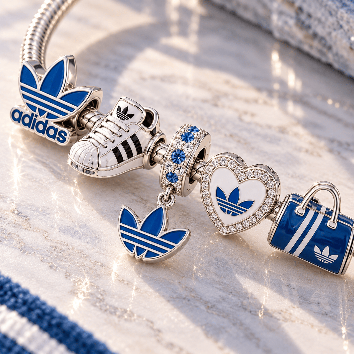ADD Silver Charm Bracelet Set TTN