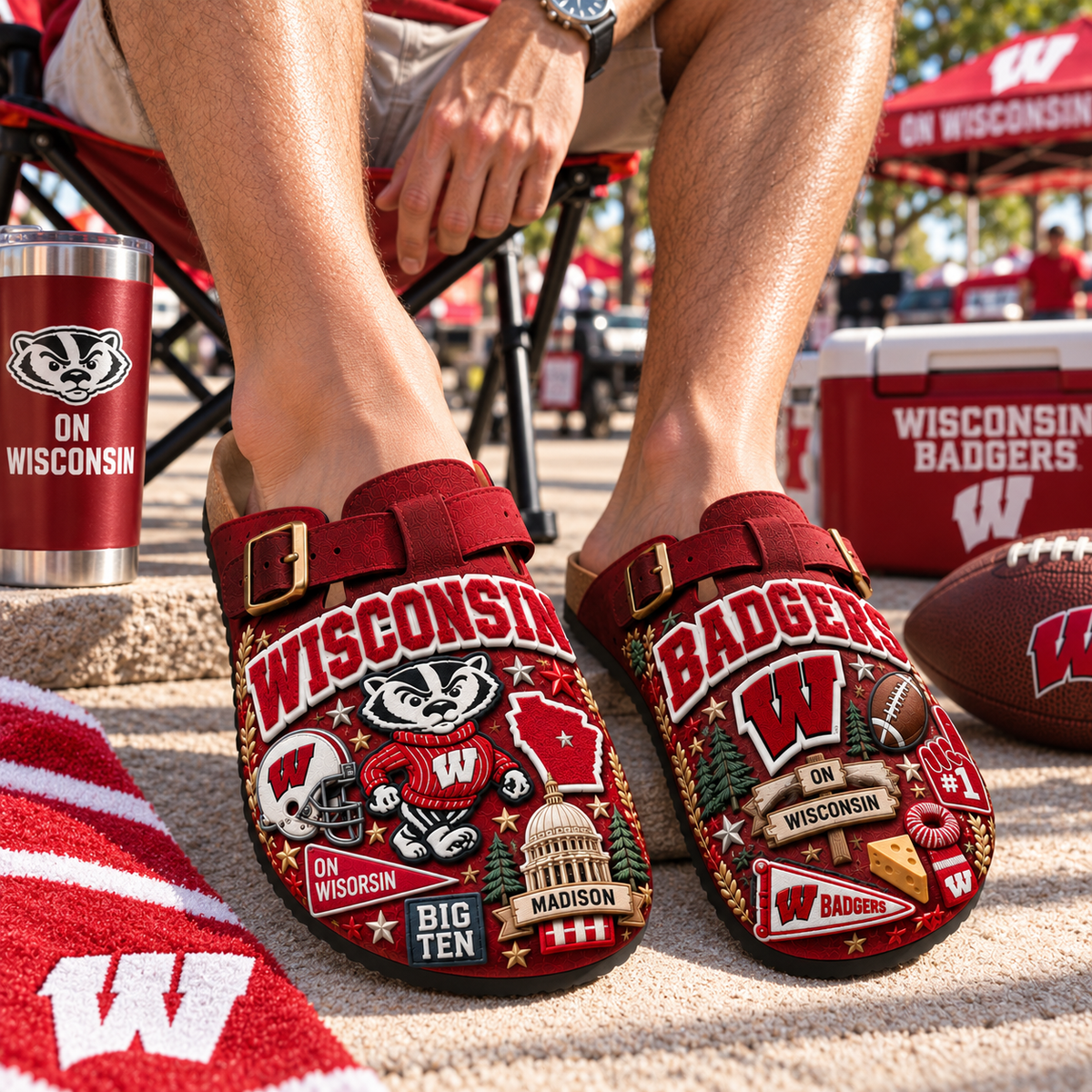 PREMIUM WBG MINK SUEDE CLOGS TTNL