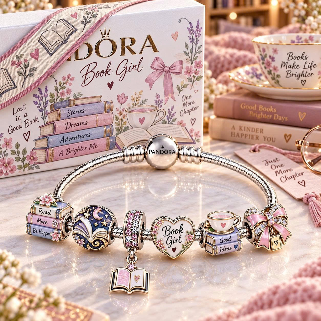 BG Silver Charm Bracelet Set TTN