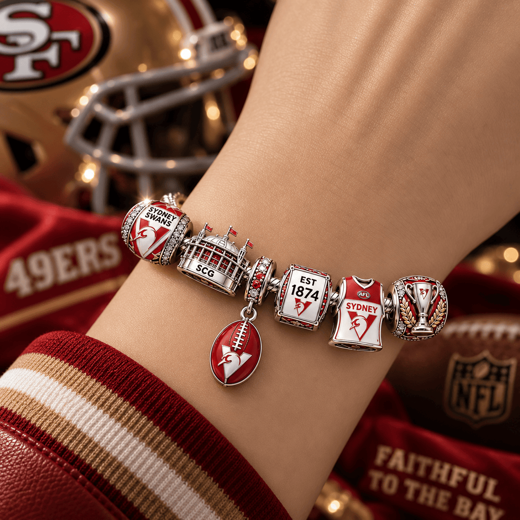 SNSW Silver Charm Bracelet Set PTT